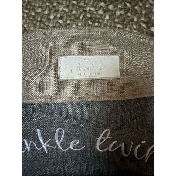 Twinkle twinkle little star girls  cloth bin /hamper w/rope handles - Picture 4 of 4